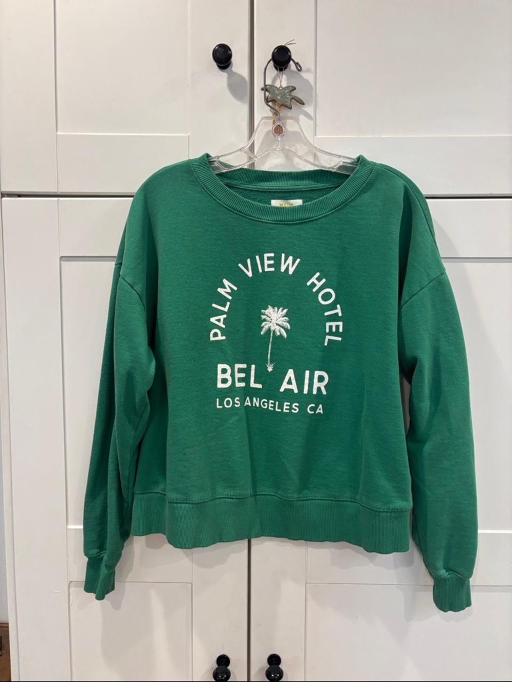 Maeve Green 'Bel Air Palm View Hotel' Crewneck Sweatshirt